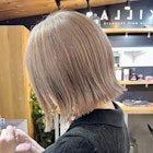 #ダブルカラー#ケアブリーチ#ハイトーン#ミルクティーベージュ