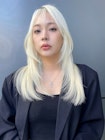 韓国へア サイドバングをフェイスレイヤーで垢抜けヘアに M0117