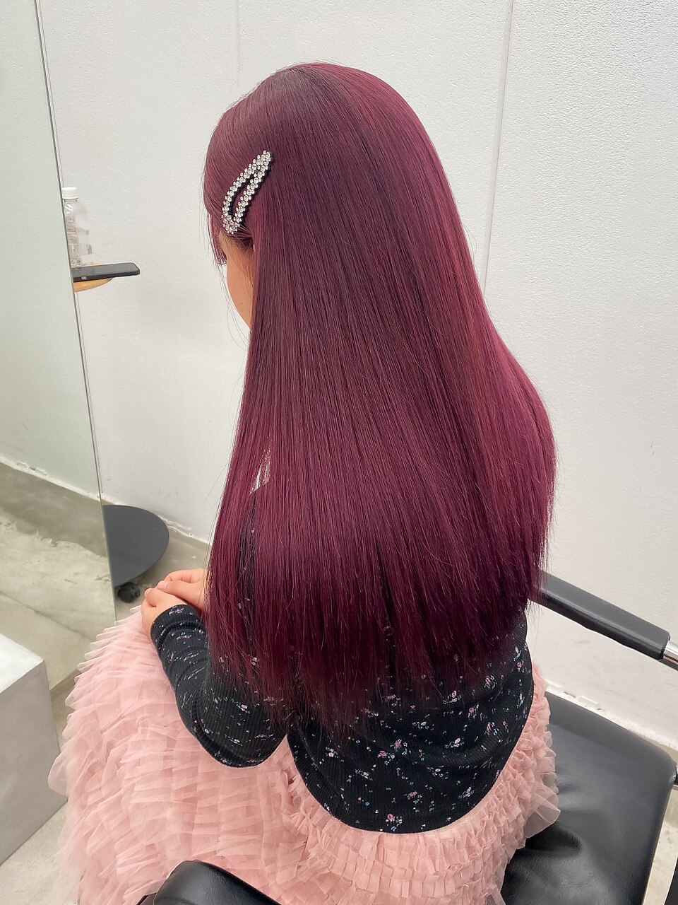 【yukino】1ブリーチでできるカシスピンク◎