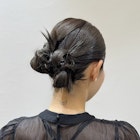 カチモリ/アレンジ/結婚式アレンジ/ボブアレンジ/前髪あり