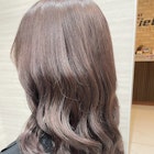 ブリーチなし艶感アッシュグレージュ
