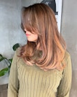 エフォートレス　レイヤーカット　バレイヤージュ
