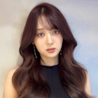 髪質改善/韓国風ヨシンモリ×透明感ピンクブラウン