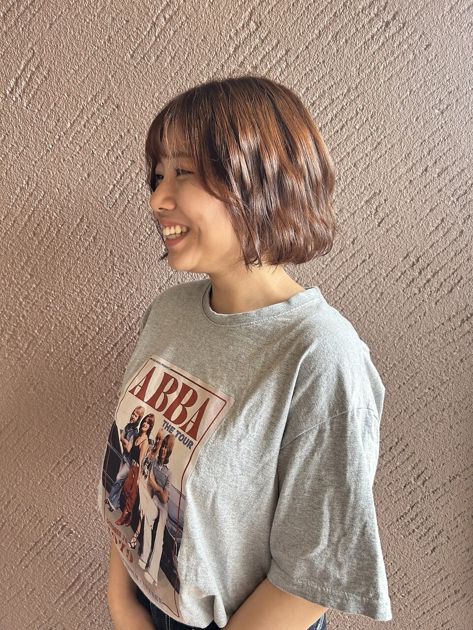 《TOPHAIR 中庄店/きゃん》マロンブラウン×ミニボブ