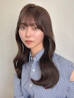 Instagram/annuy__o0 顔まわりカット/ベージュカラー／韓国巻き
