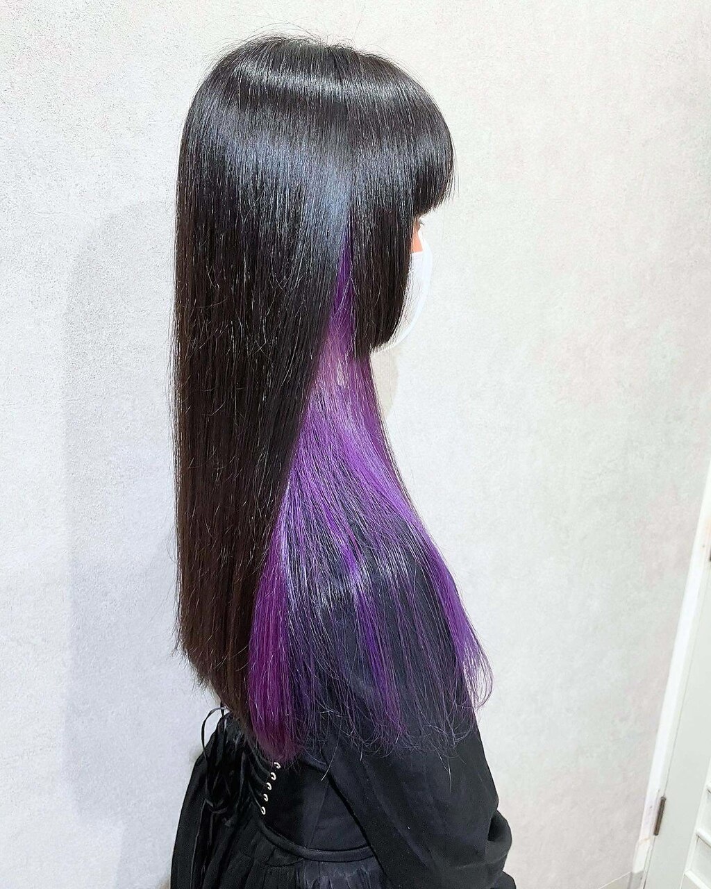 黒髪姫カットインナーパープルゴシックロリータ〜糸ito〜HIRO