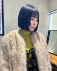ボブ/ケアブリーチ/ベージュカラー/ブリーチ/ダブルカラー/原宿