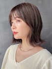 似合わせカット小顔ヘアイメチェンメルティカラーワイドバング