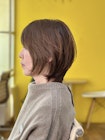 大人ウルフレイヤー＋生コラパーマ＋白髪ぼかし