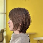 大人ウルフレイヤー+生コラパーマ+白髪ぼかし