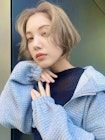 外国人風ショート ベージュ ハンサムショート 海外ベージュA0217