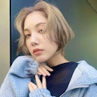 外国人風ショート ベージュ ハンサムショート 海外ベージュA0217