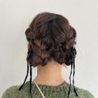 ツインお団子ヘア