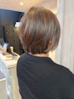 福山人気10代20代30代イヤリングカラーグレージュショートボブ
