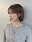 耳かけタッセルボブにサイドバングですきま埋め☆