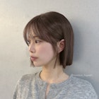 耳かけタッセルボブにサイドバングですきま埋め☆