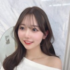 薄め顔まわりレイヤーカット くびれヘア韓国ヘア後れ毛銀座