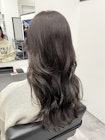 【ロング×オリーブブラウン】似合わせカット/林愛華