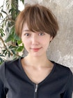 ショートヘア/分け目なし/イメチェン/30代40代50代/表参道