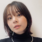 ★ニュアンスカラー イヤリングカラー外ハネボブ くびれレイヤー