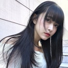 ナチュラルロングレイヤー似合わせカットワイドバンク