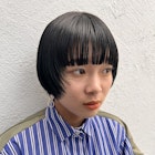 マッシュショートとナチュラルストレート