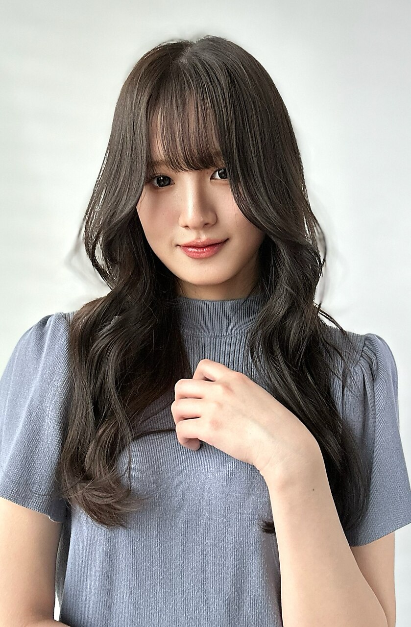 韓国風ヘア　大人可愛いくびれロング