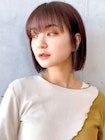 Say.イメチェンホワイトブロンド外ハネボブ美髪ワイドバング