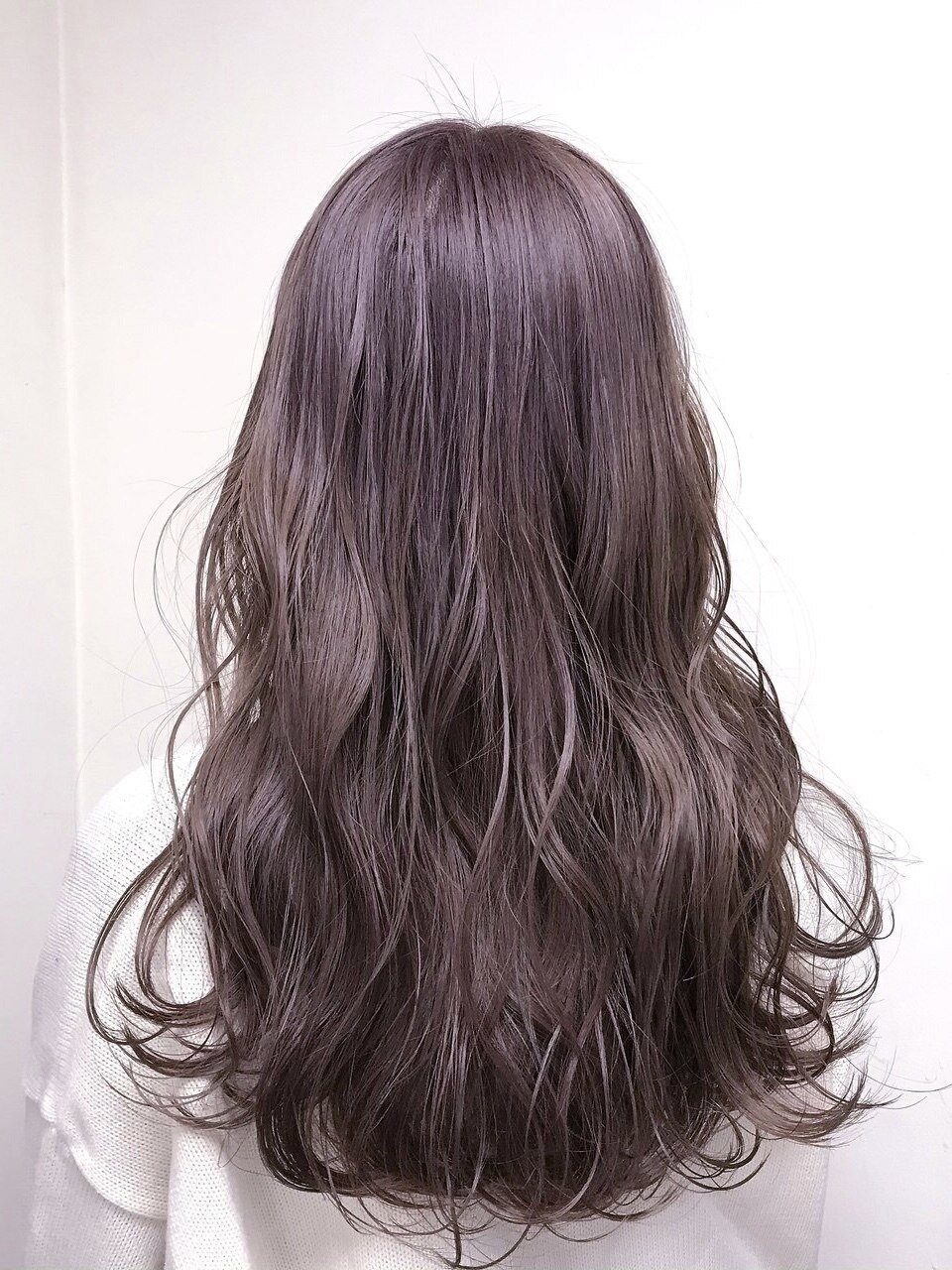 春カラー大人可愛いブリーチなしやわらかピンクグレージュ