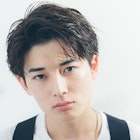 メンズ /センターパート/ ニュアンスパーマ/ 韓国マッシュ