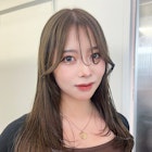 美髪顔周りレイヤーおくれ毛韓国ヘア_F20304