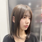 ナチュラルレイヤーボブスタイル