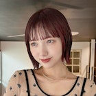 イメチェン/ホワイトブロンド/外ハネボブ/美髪/ワイドバング