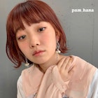 【hana】ブリーチなしダブルカラー/外ハネボブ
