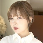 丸みショートマッシュショートコンパクトショート前髪あり透明感