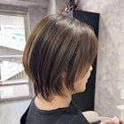 大人ショートスタイル/ショートボブ/ショートウルフ