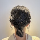 卒業式 袴 ヘアセット ローポニー 辻堂