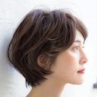 ★ワイドバングイメチェンホワイトブロンド美髪外ハネボブ