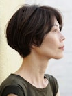 ★ワイドバングイメチェンホワイトブロンド美髪外ハネボブ