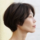 ★ワイドバングイメチェンホワイトブロンド美髪外ハネボブ