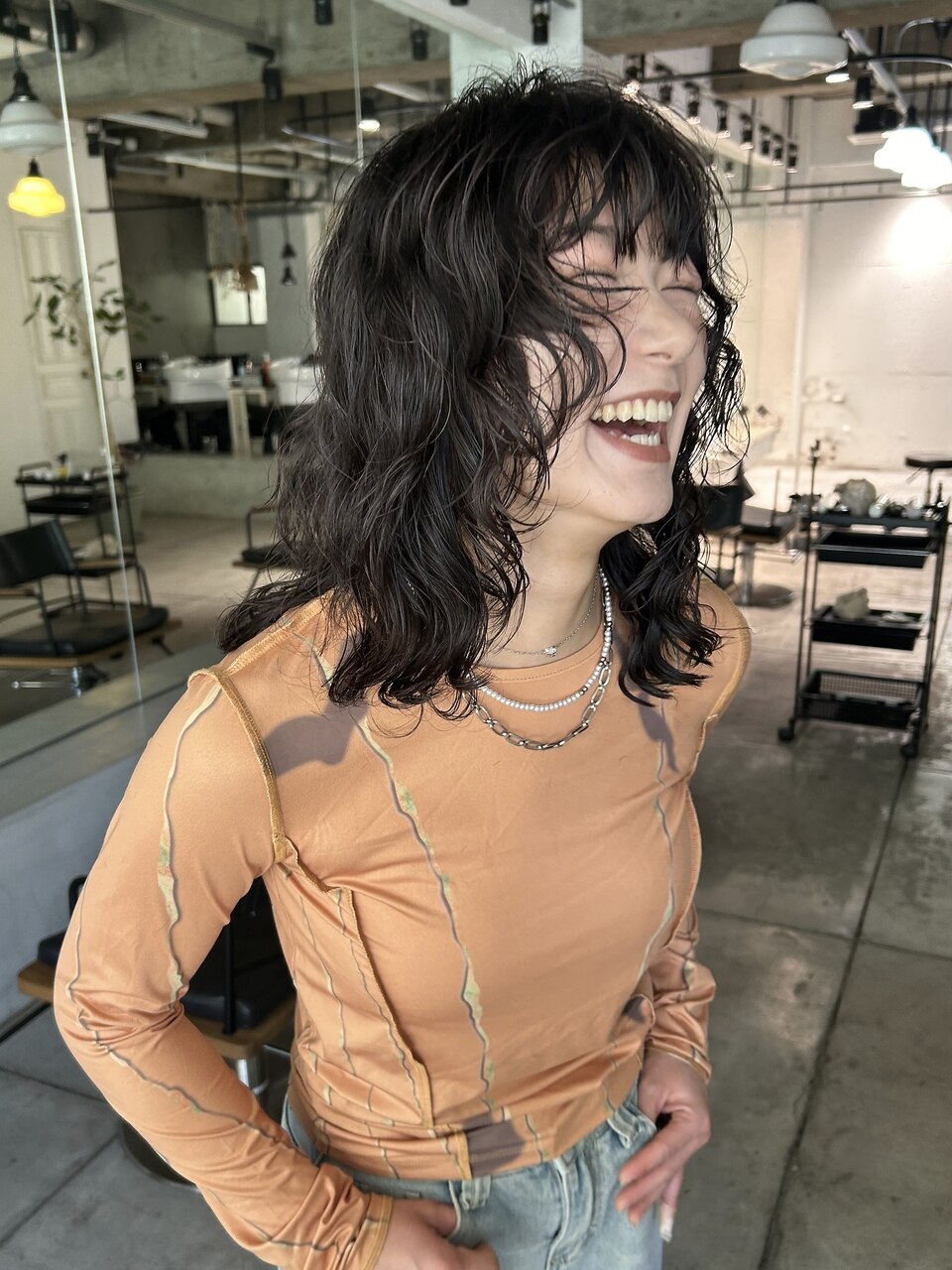 【 sayaca 】レイヤーパーマ/プードルパーマ/ウルフパーマ