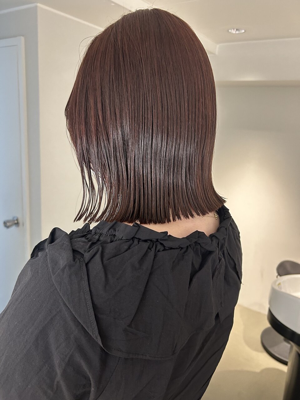 【nanami】ぱつっと × ピンクブラウン