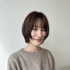 ショートボブ/ウォームブラウン