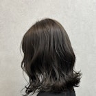 オリーブグレージュ/抜け感くびれウェーブ*