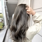 原宿美容室ティエラ 透明感オリーブベージュとレイヤーカット