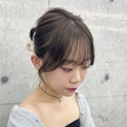 ☆アレンジで可愛いお顔まわりカット おくれ毛☆