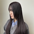 ロング/ダークバイオレット