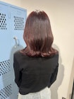 【Cuem 諏訪】レッドブラウン 暖色カラー ブリーチ無し