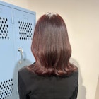 【Cuem 諏訪】レッドブラウン 暖色カラー ブリーチ無し
