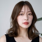 ☆レイヤーカット毛先ワンカールくせ毛風カール薄めバングデジパ